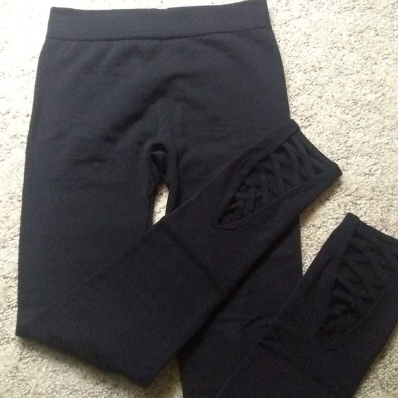 Moral Fiber Pants - Moral Fiber Black Leggings